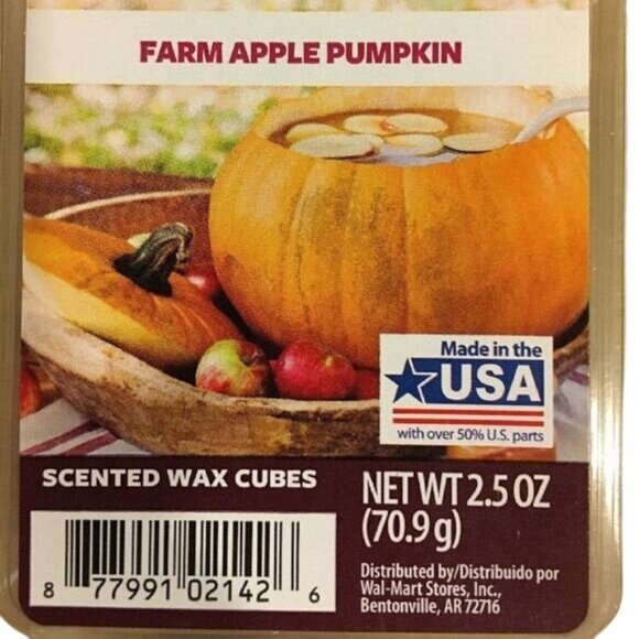 Better Homes & Gardens Farm Apple Pumpkin LE Scented Wax Cubes 2.5 Oz NEW - Picture 5 of 6